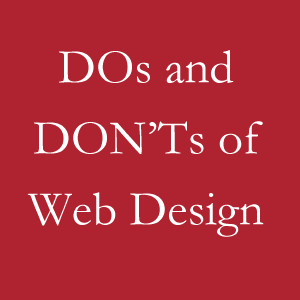 Dos Donts Web Design Web Design And Strategy By Newhouse Studios