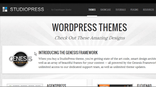 StudioPress: Genesis Theme
