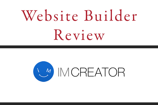 im creator website builder review