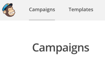 MailChimp Campaigns dashboard