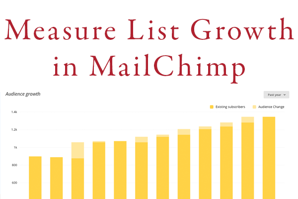 MailChimp list growth statistics