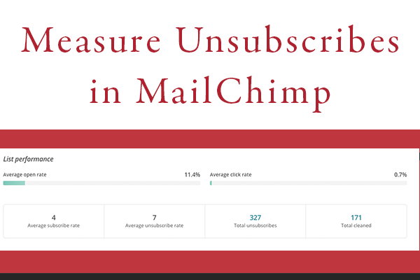 mailchimp unsubscribe report