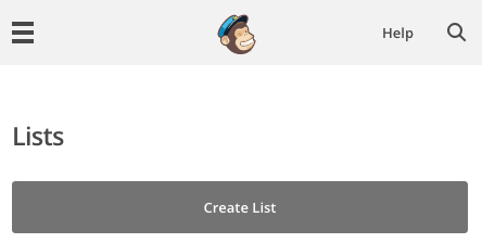 mailchimp create list